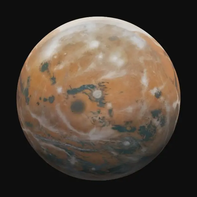 3D model for Frozen Marscape