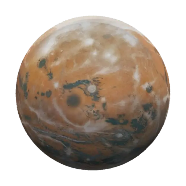 3D model for Frozen Marscape
