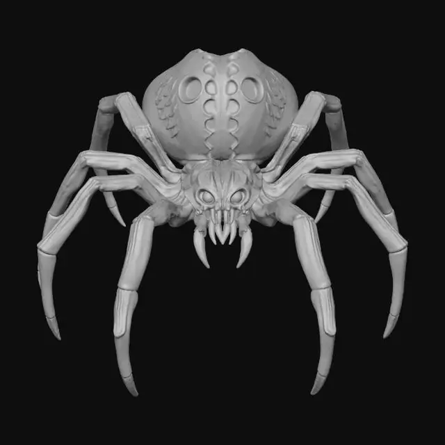 3D model for Spooky Spider, #Halloween2025#