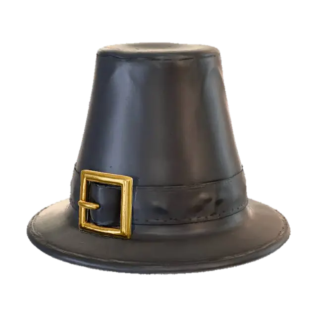 Pilgrim Hat, #Thanksgiving# 3D model, vytvořený pomocí AI