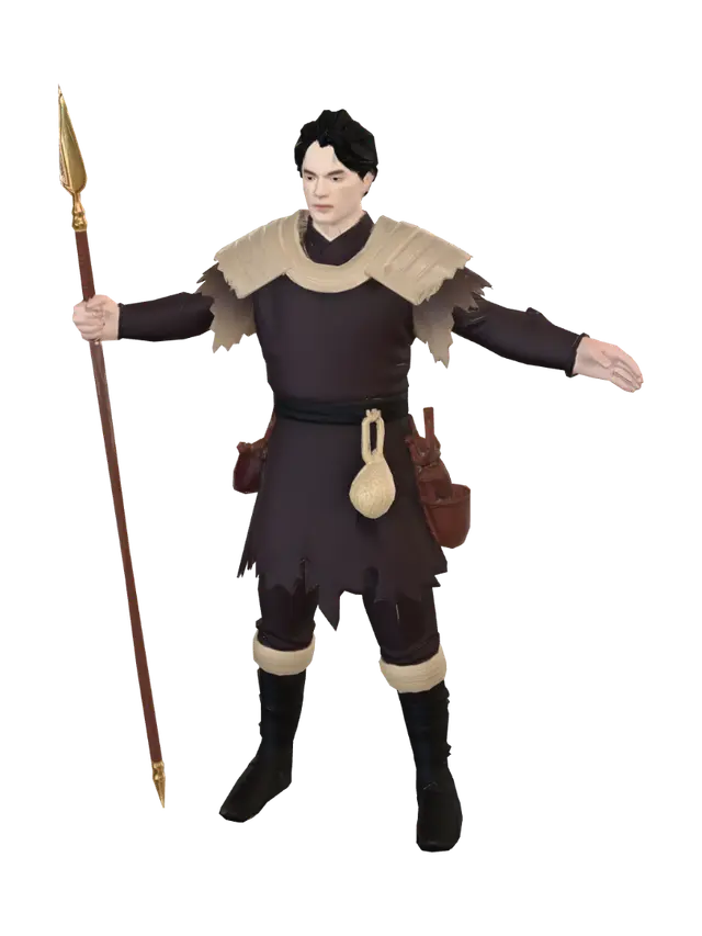 3D model for Golden Dawn Spearman