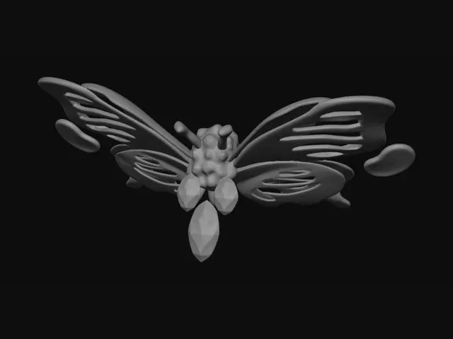 3D model for Gilded Butterfly