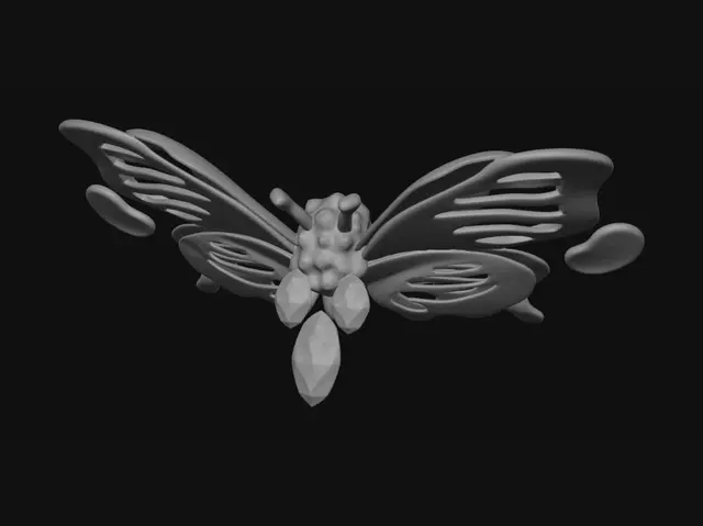 3D model for Gilded Butterfly