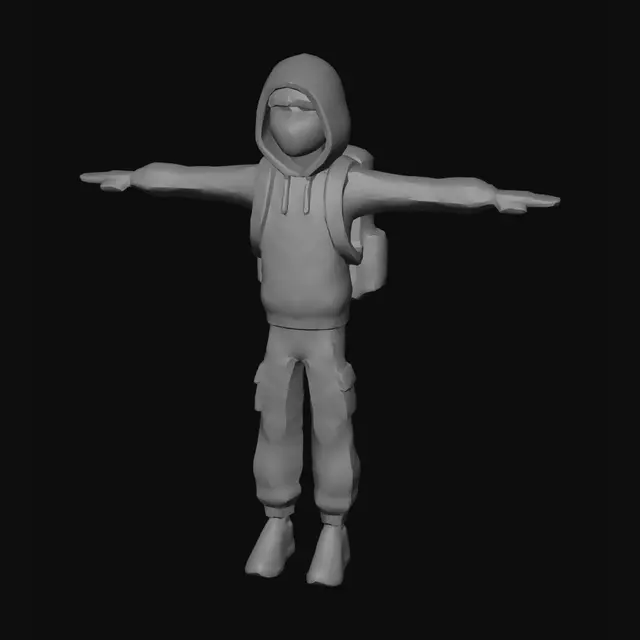 3D model for Hooded Sentinel