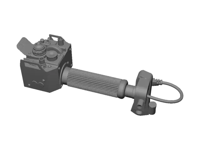 3D model for Flight control stick