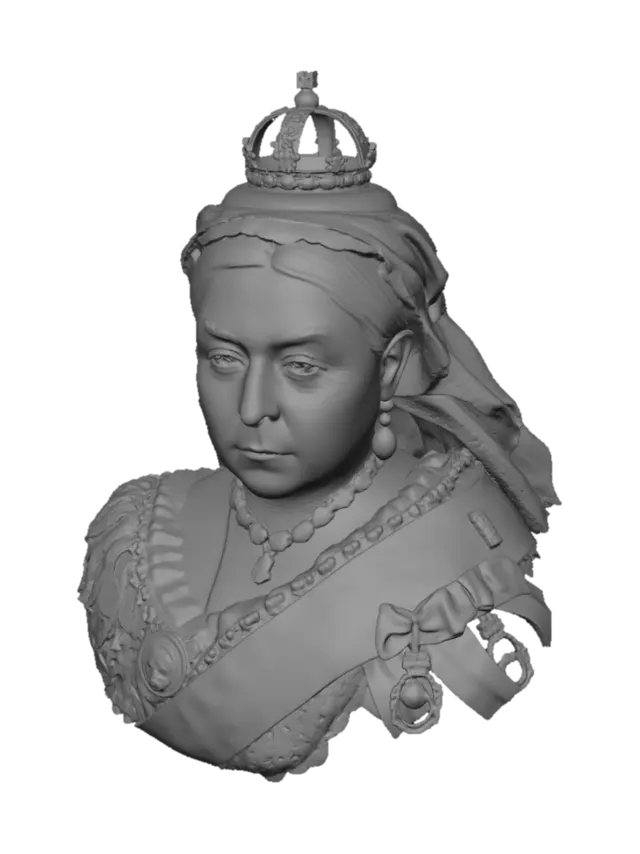 3D model for Queen Victoria in Coronation Robes