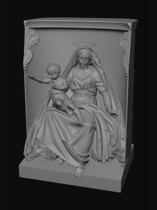 3D model for Madonna and Child