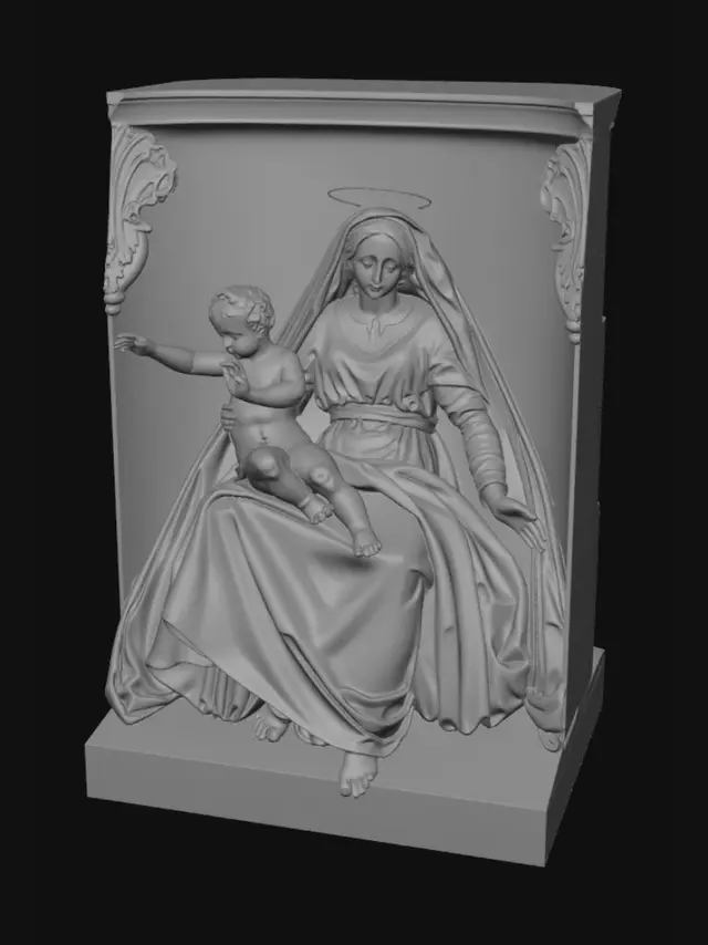 3D model for Madonna and Child