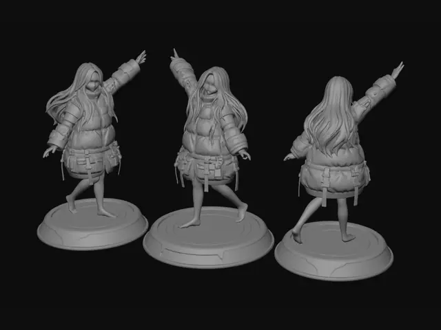 3D model for Diana Triptych