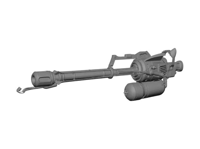 3D model for Behemoth Longarm Cannon
