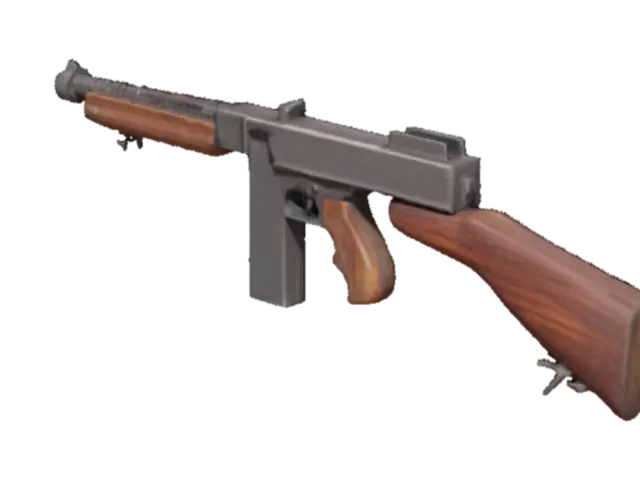 Thompson Submachine Gun - Ww2 3D model, vytvořený pomocí AI