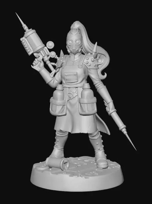 3D model for Violet Plague Alchemist