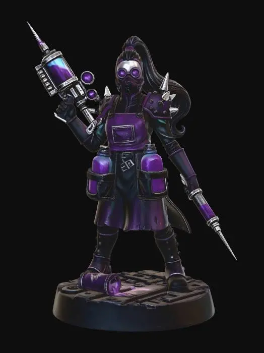 3D model for Violet Plague Alchemist