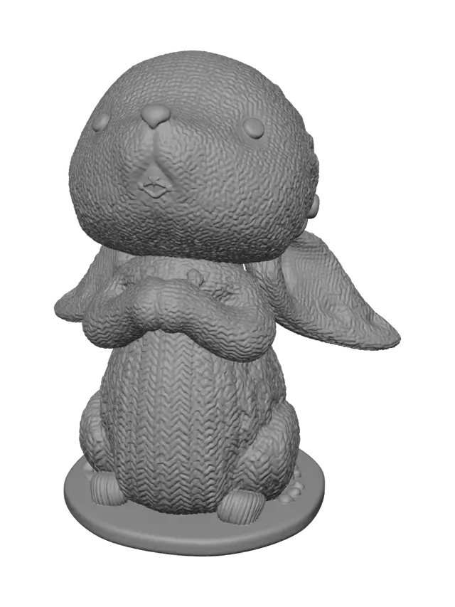 3D model for Blossom the Pink Plush