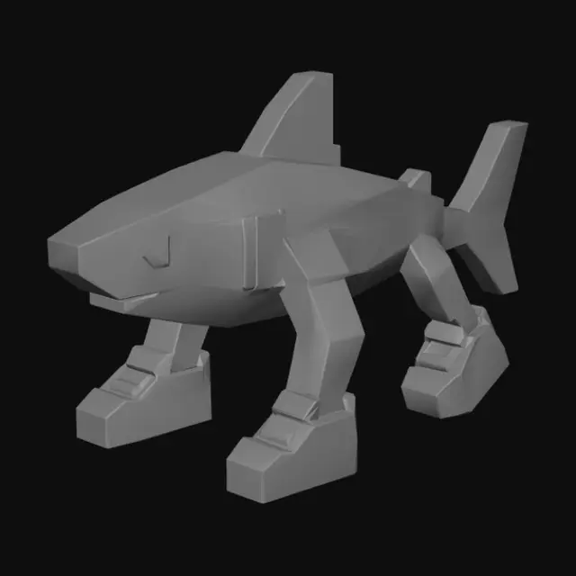 3D model for Brick Shark