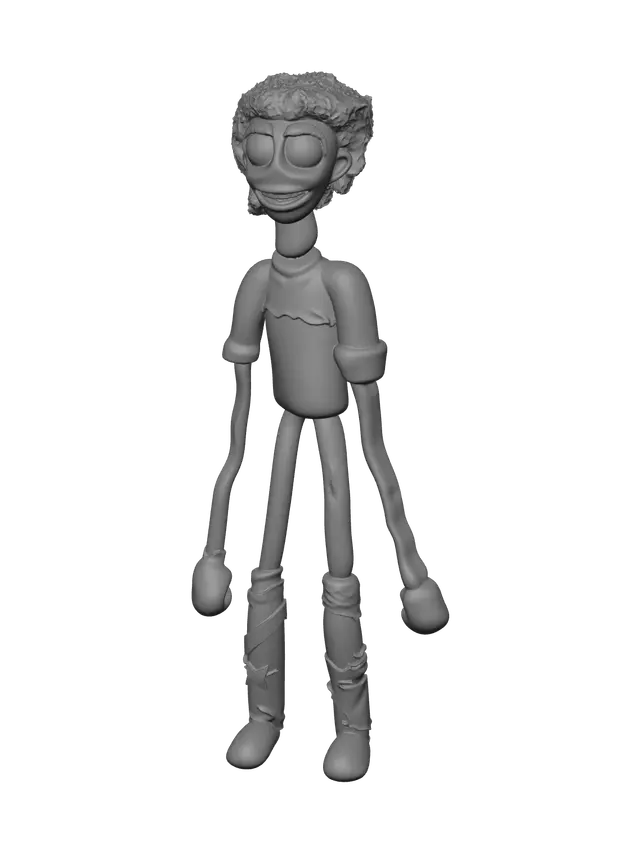 3D model for Lily Love Braids Poppy Playtime