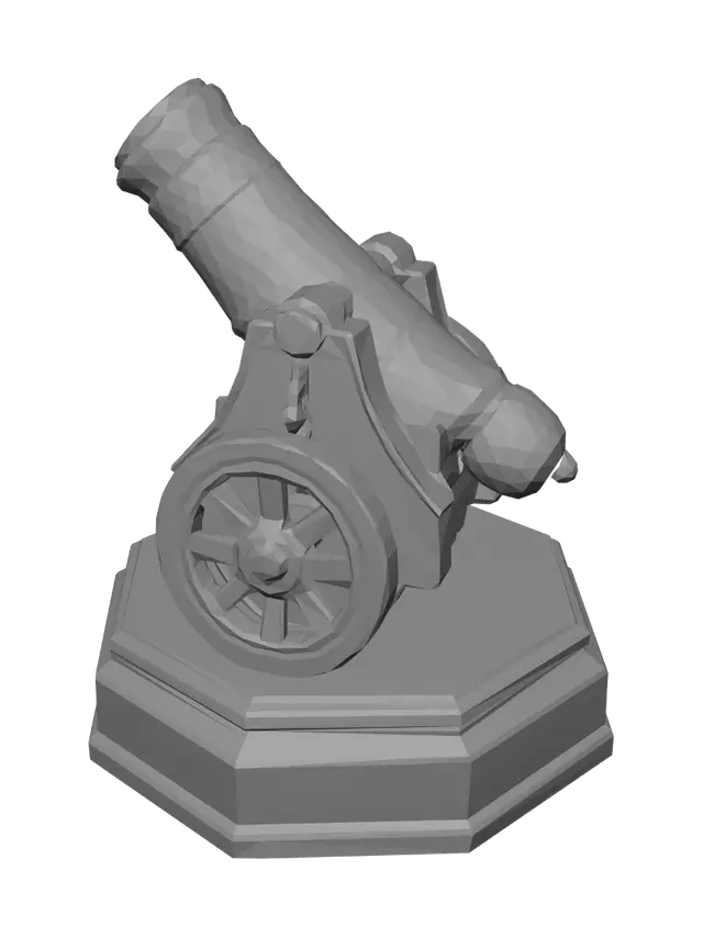 3D model for Dragon Cannon