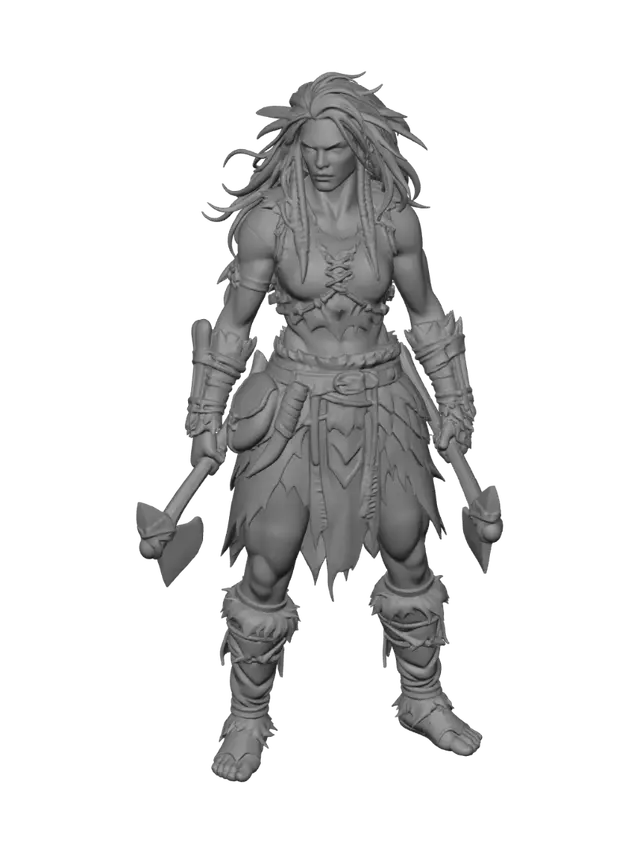 3D model for Wastescar Berserker