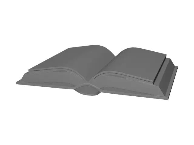 3D model for Floating Book