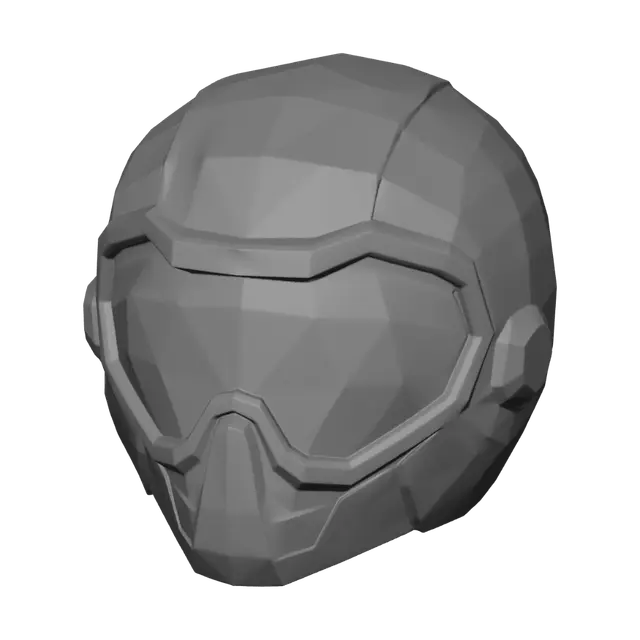 3D model for Polygonal Astronaut Helmet