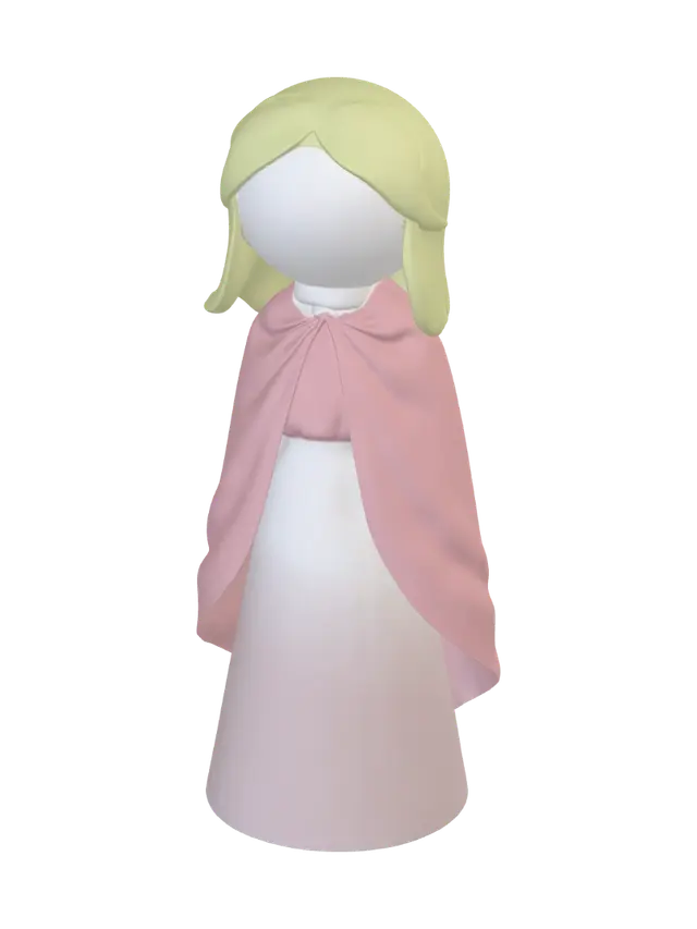 3D model for Pink Cape Princess