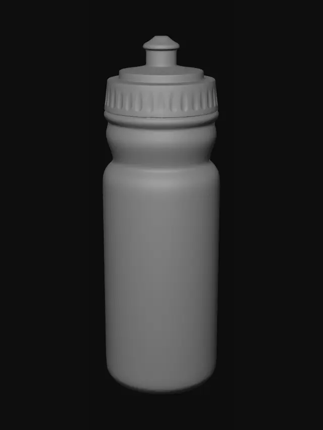 3D model for Black Imprint Water Bottle
