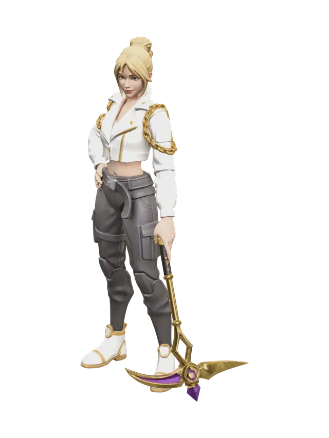 Ornate Aura Fortnite - Skins 3D model, vytvořený pomocí AI
