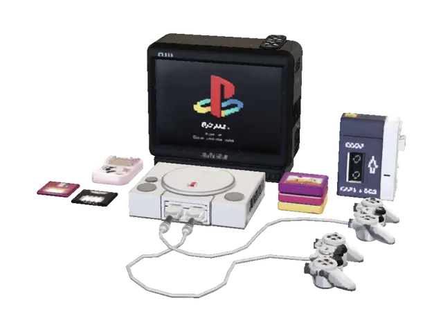 3D model for Retro Pixel Console Setup