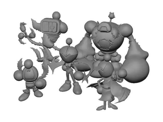 3D model for Neon Battle Crew
