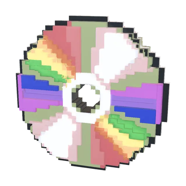 3D model for Pixel Color Wheel