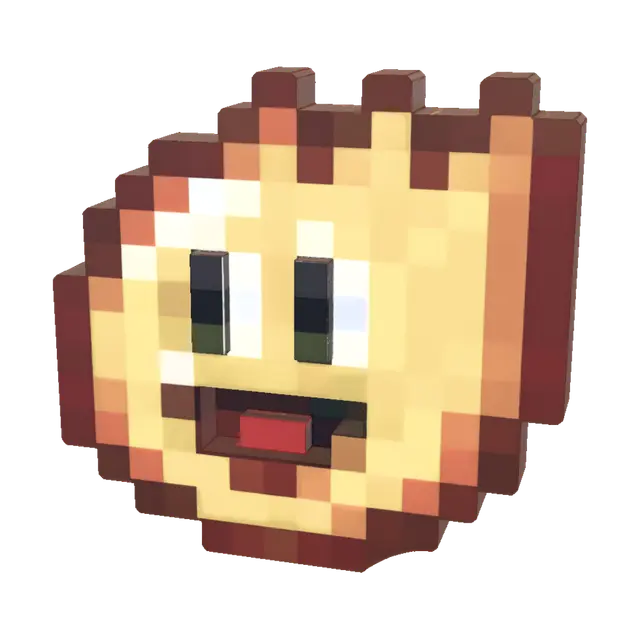 3D model for 8-Bit Smiley