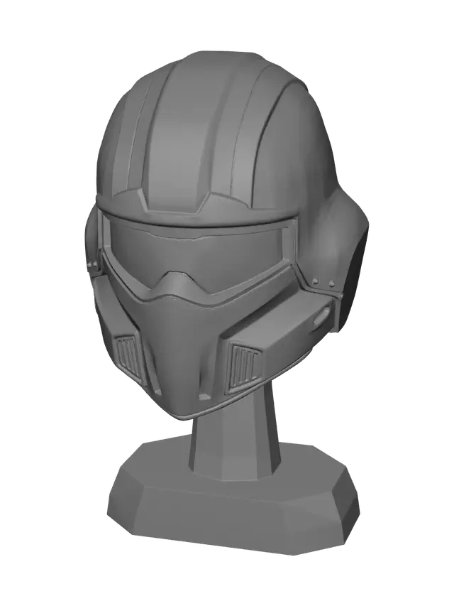 3D model for Stylized Helldivers Helmet