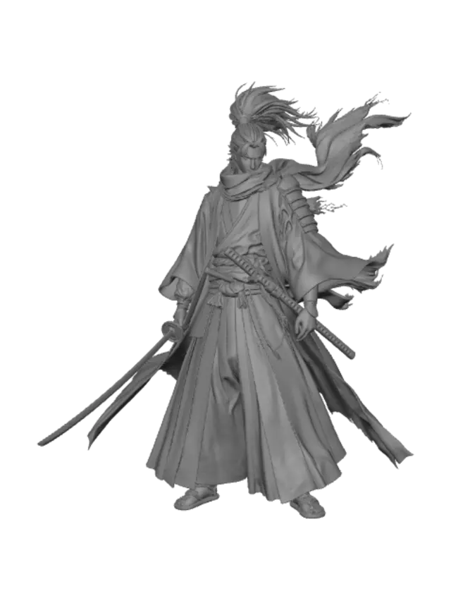3D model for Azure Blade of the Sakura Wind