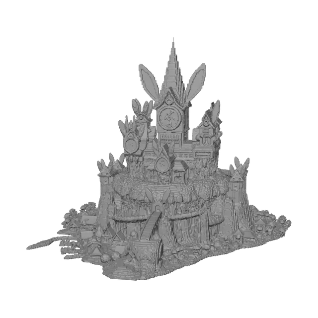3D model for Hareclock Citadel