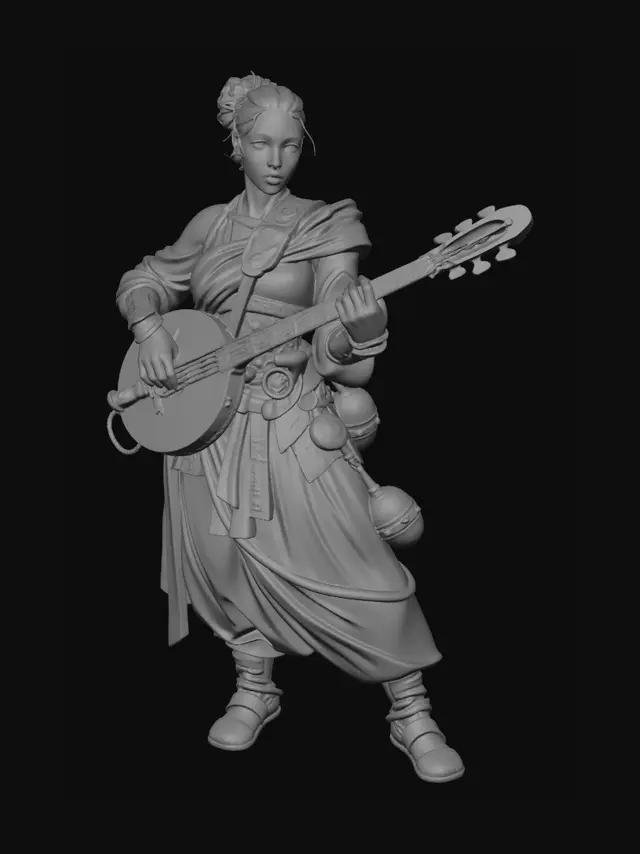 3D model for Red Sash Minstrel