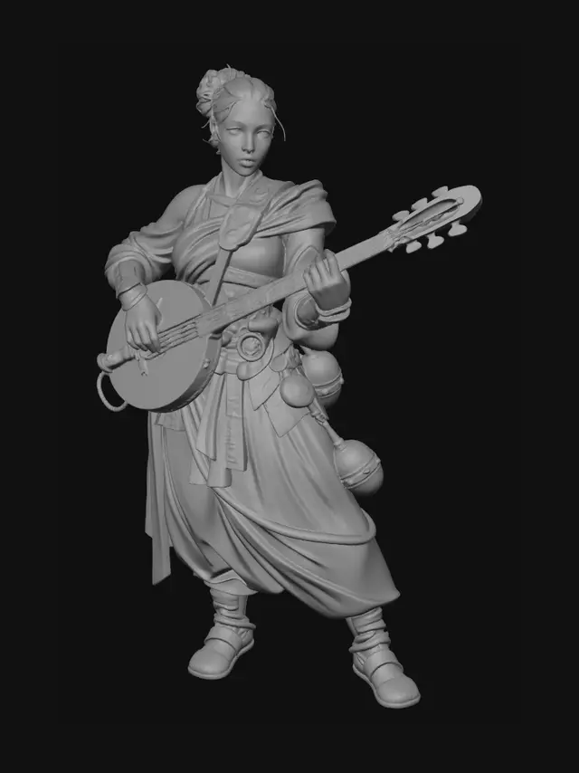 3D model for Red Sash Minstrel