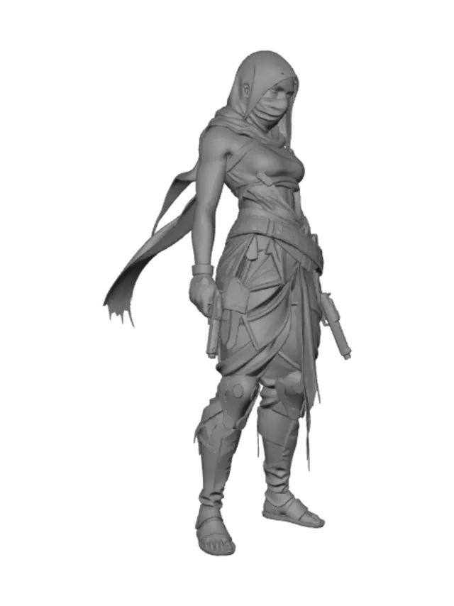 3D model for Veiled Assassin
