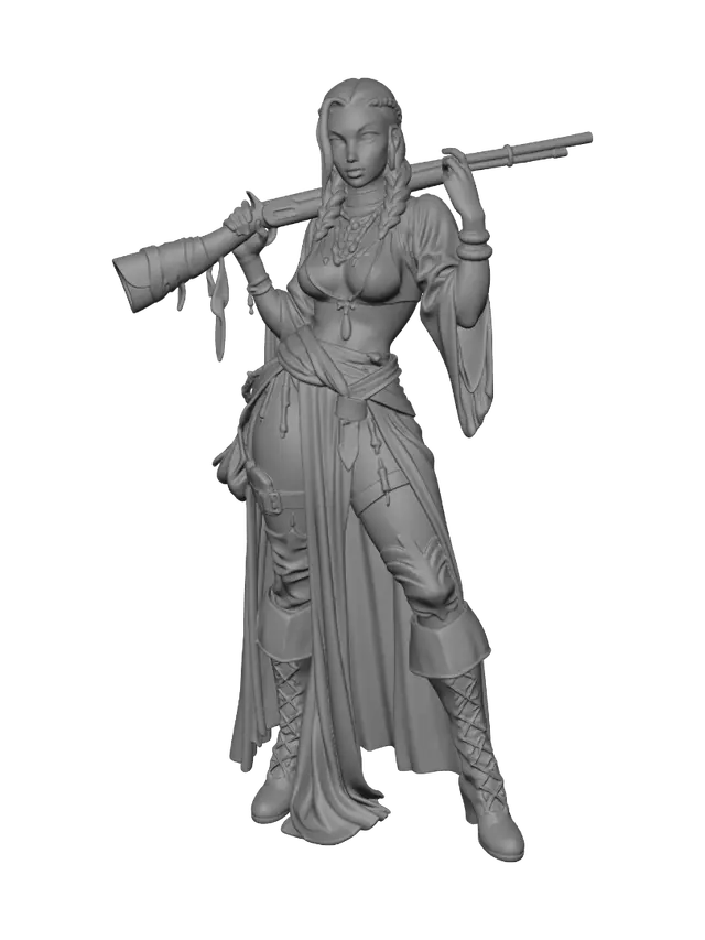 3D model for Dustbound Gunslinger
