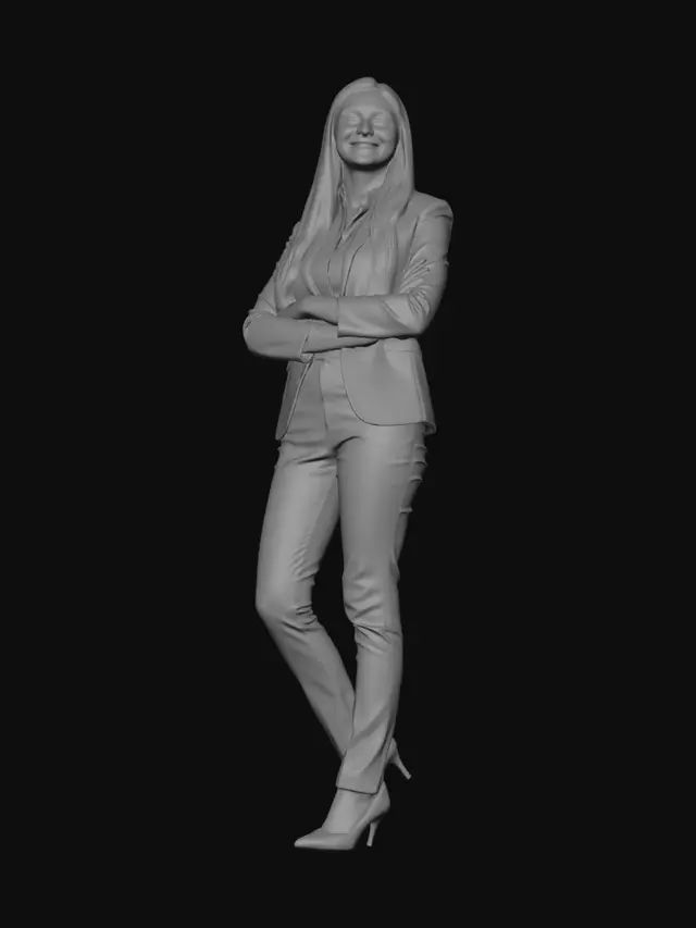 3D model for Realistic Indian female customer verification officer,
professional formal attire, neutral expression,
corporate style, photorealistic