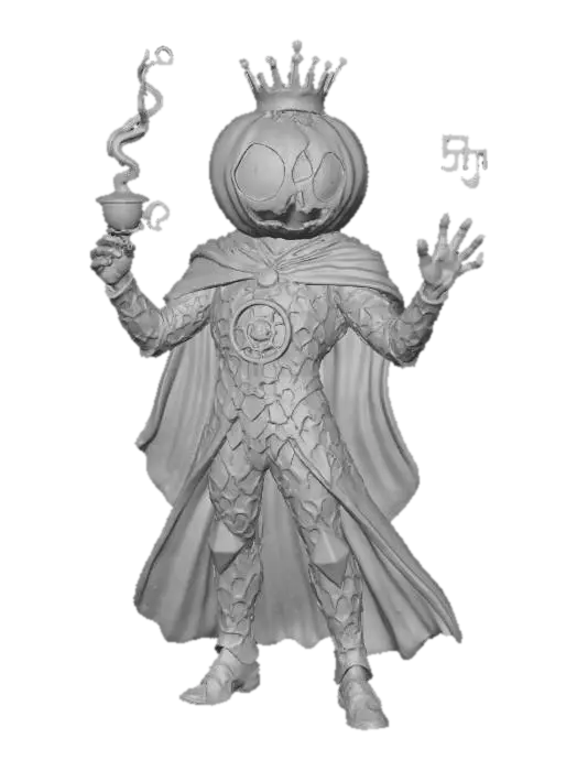 3D model for Celestial Pumpkin King, #Halloween2025#