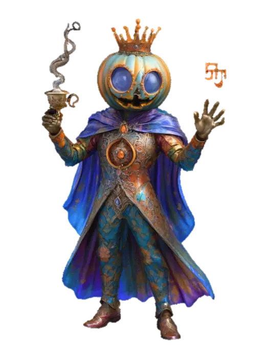 3D model for Celestial Pumpkin King, #Halloween2025#
