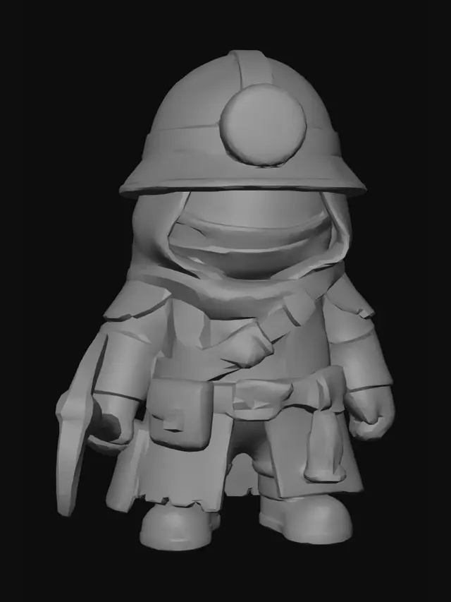 3D model for The Lanterned Prospector