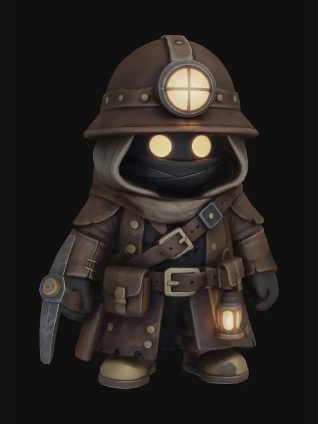 3D model for The Lanterned Prospector