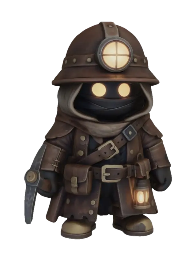 3D model for The Lanterned Prospector