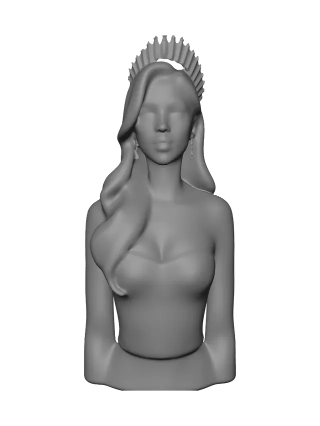 3D model for Crowned Elegance