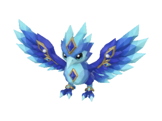 3D model for Azure Crystal Phoenix