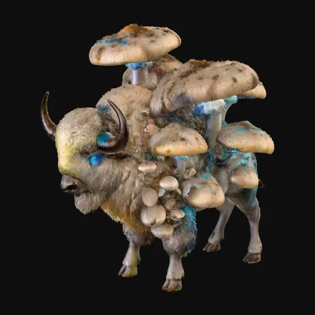3D model for Mystic Mushroom Bison