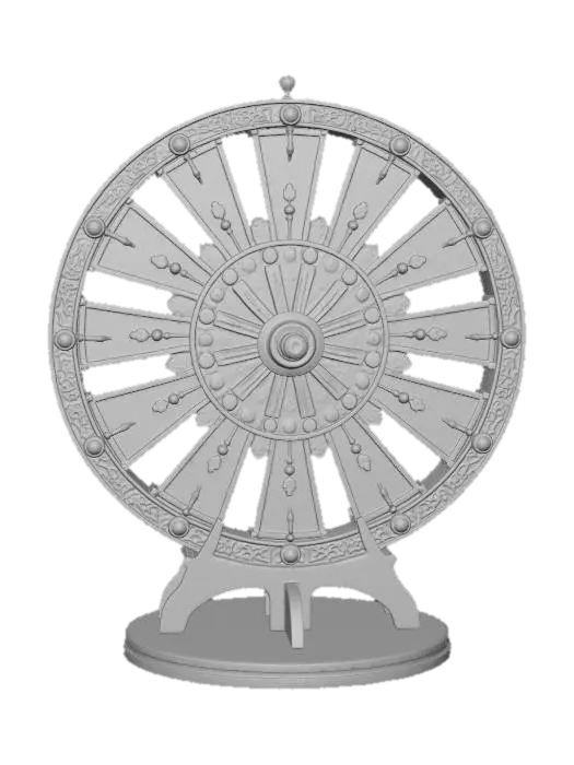 3D model for Wheel of Fortune