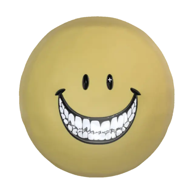 Grinning Lemon 3D model, vytvořený pomocí AI