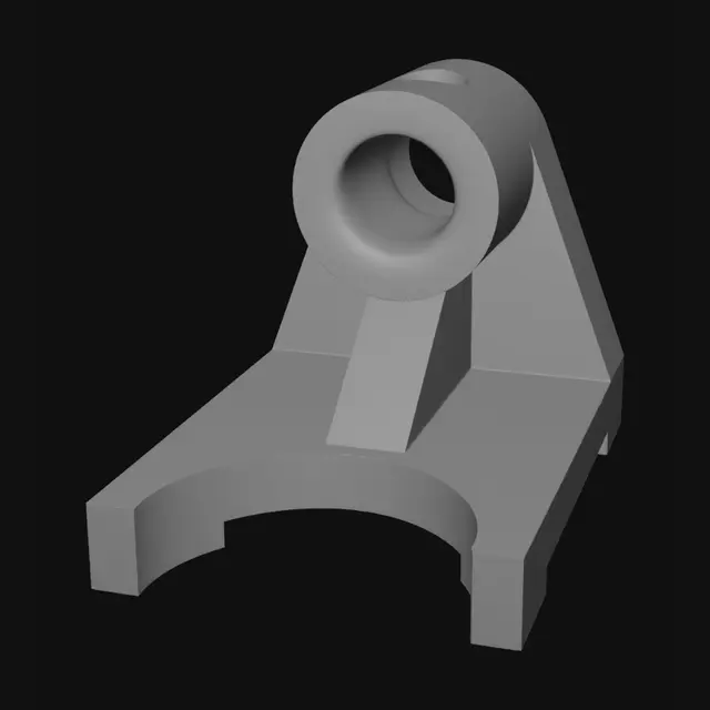 3D model for Pivot bearing bracket
